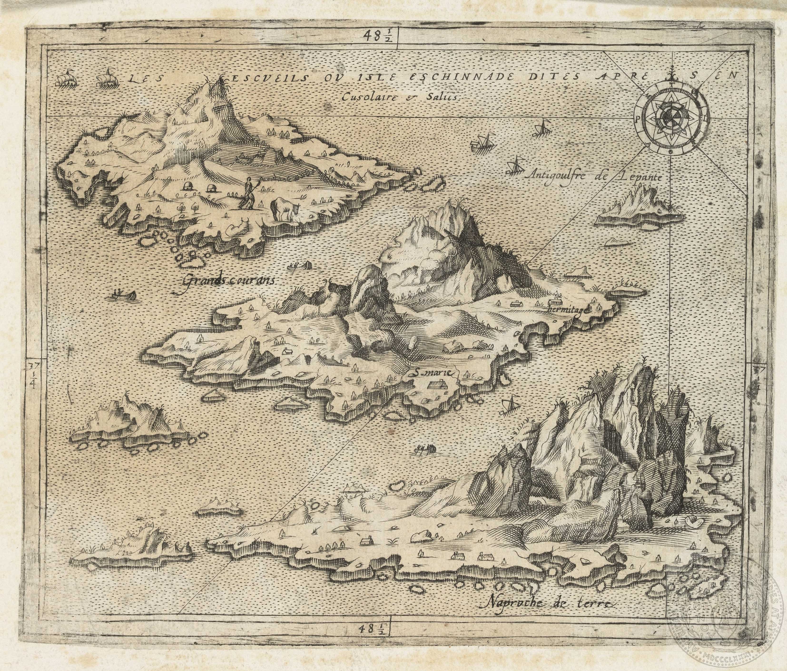 Les Esscueils ou isle Ecschinnade dites apresen Cusolaire et Salies